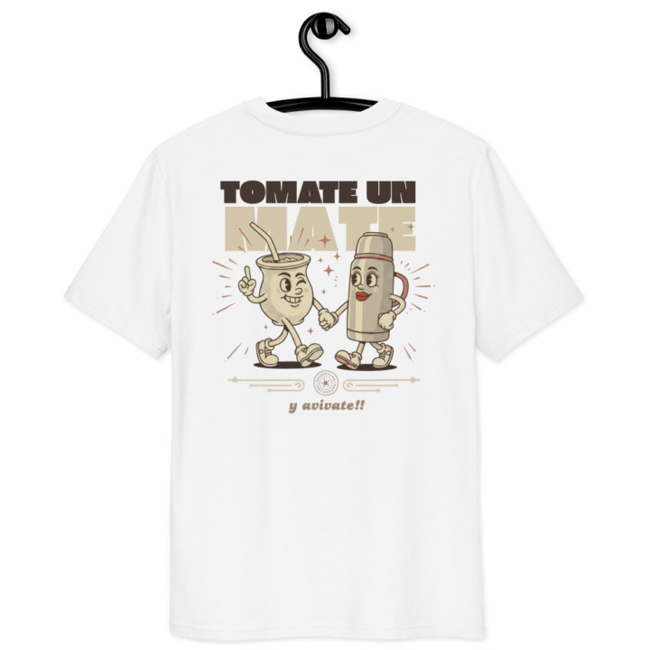 Remera Unisex  “Tomate un Mate” — Edición Avívate!!
