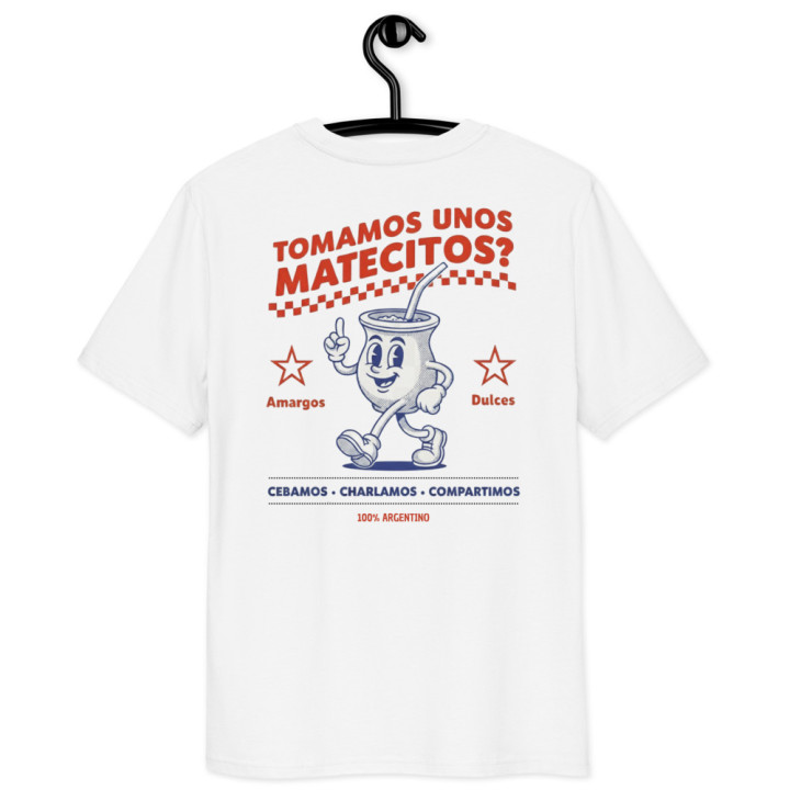 Remera Unisex “Tomamos unos MATECITOS? – Edición Clásico Argentino”