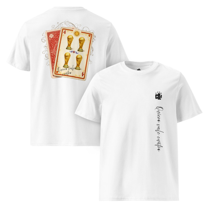 Remera Unisex “Quiero Vale Cuatro” – Edición Ilusión Mundial 2026