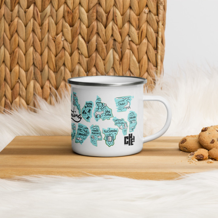 Un País Entero en una Taza - Taza esmaltada