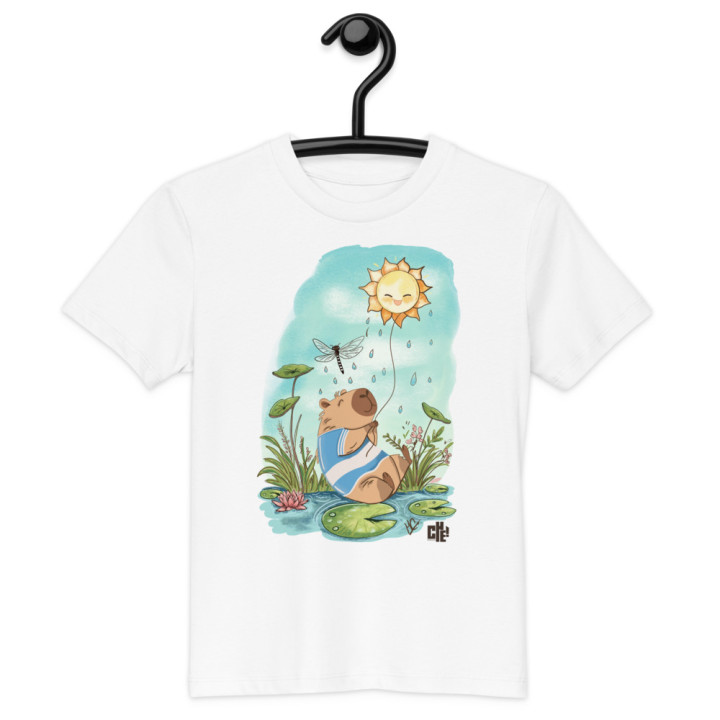 Remera Infantil “El Sol que No se Escapa” – Carpincho Argento