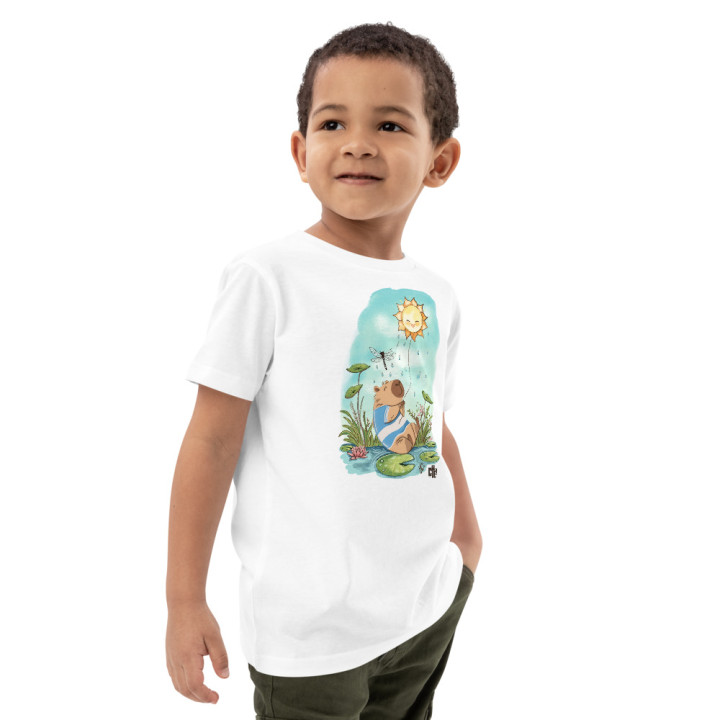 Remera Infantil “El Sol que No se Escapa” – Carpincho Argento