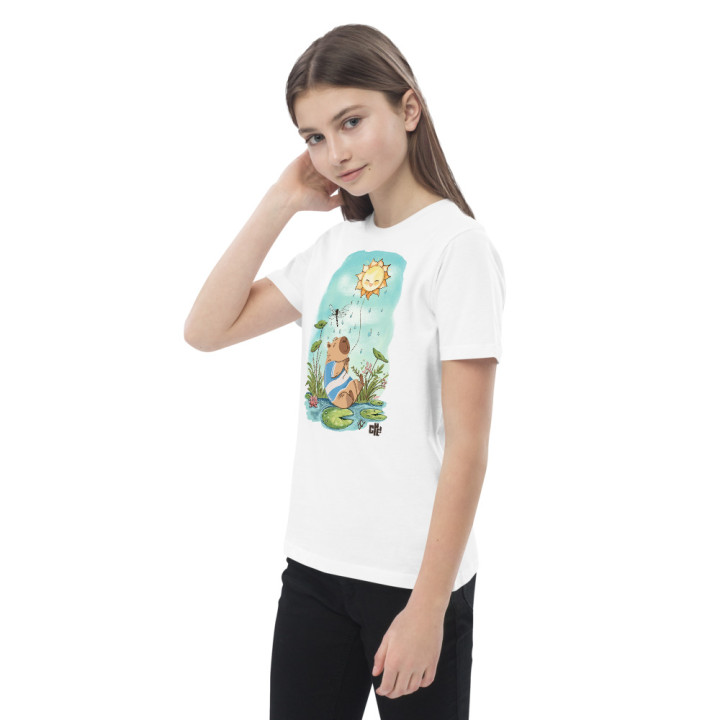 Remera Infantil “El Sol que No se Escapa” – Carpincho Argento