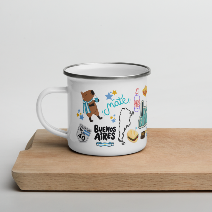 Pa’ Tomar y Pa’ Contar - Taza Enlozada